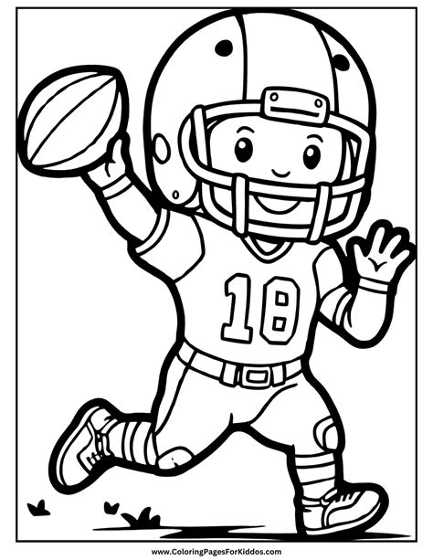 football coloring sheets