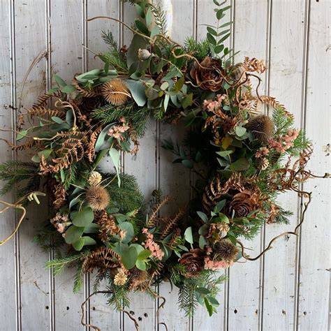 foraged wreath ideas