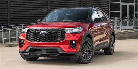 Infographic showcasing the key specifications and performance figures of the 0-60 Ford Explorer ST