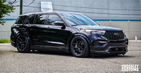 Ford Explorer ST with upgraded LED headlights