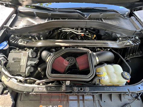 Ford Explorer ST with cold air intake installed