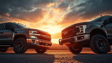 Ford vs Chevy trucks engine comparison