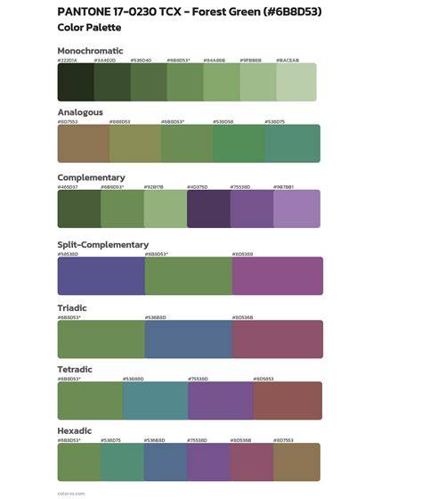 forest green pantone