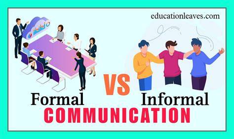 formal vs informal