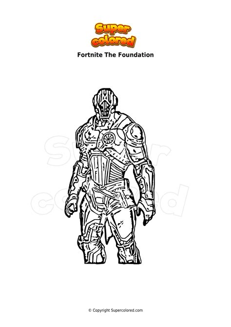 fortnite foundation coloring pages