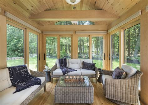 four season rooms with fireplaces