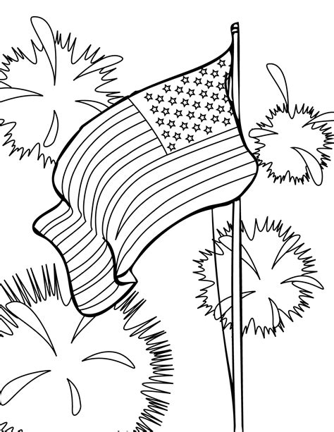 fourth of july coloring sheets
