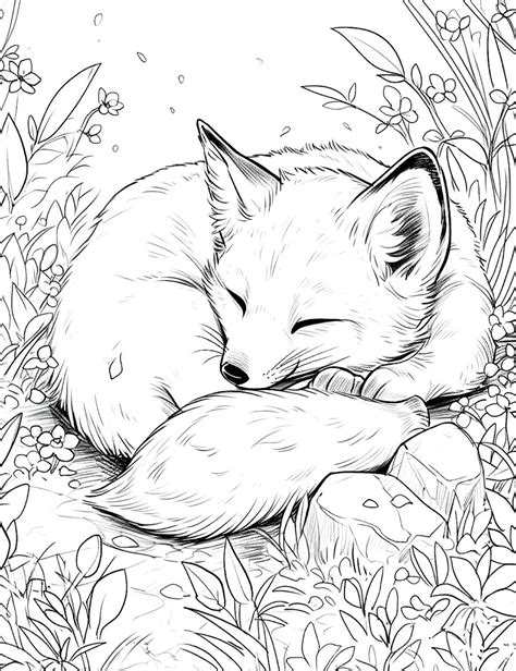 fox coloring