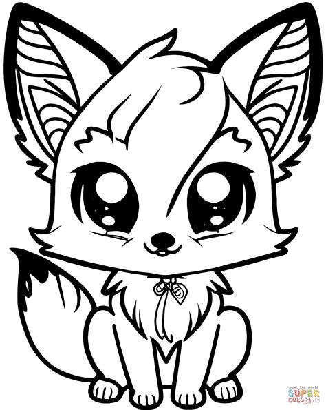 fox coloring pages