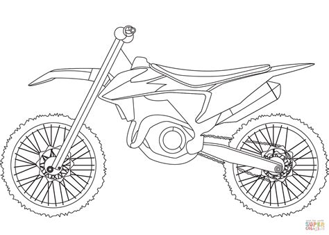 fox dirt bike coloring pages
