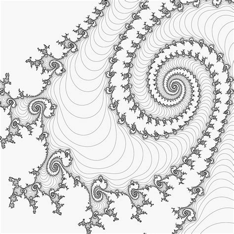 fractal coloring pages
