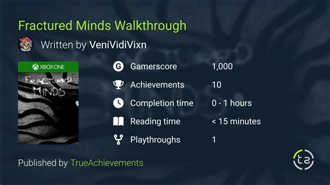 Fractured Minds Walkthrough