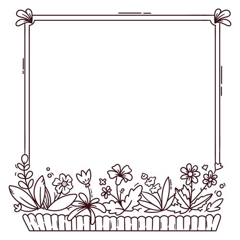 frame coloring pages