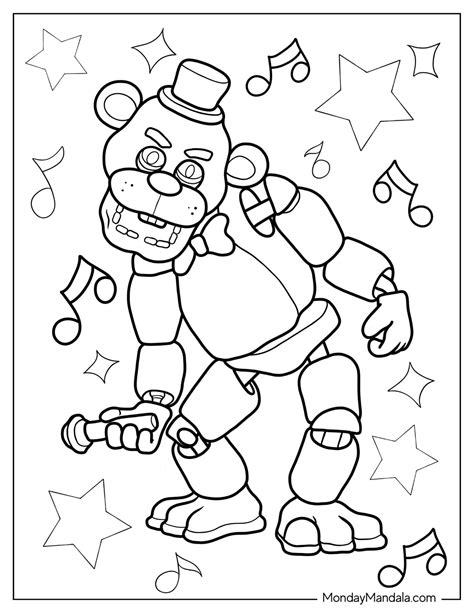 freddy coloring