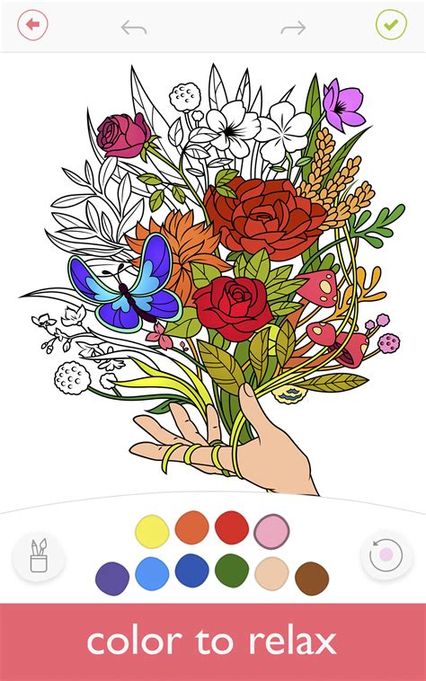 free adult coloring book apps