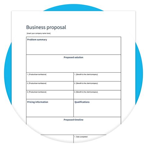 Free Business Proposal Template