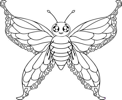 free butterfly coloring pages
