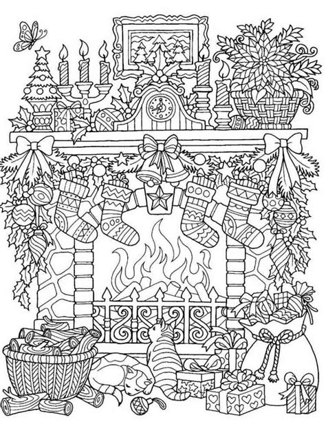 free coloring pages for adults winter