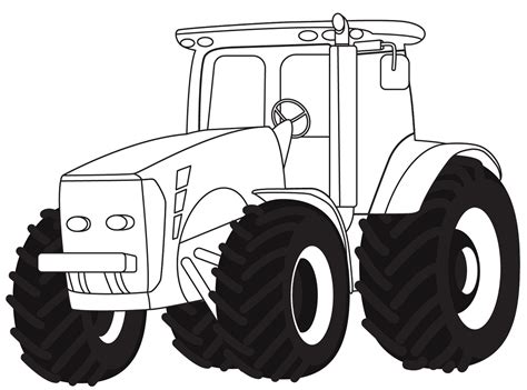 free coloring pages tractor