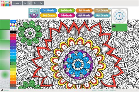 free coloring websites for adults