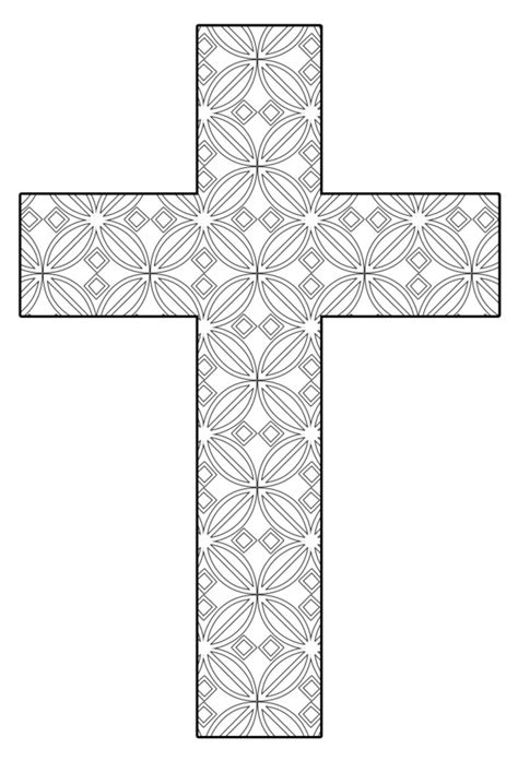 free cross coloring pages