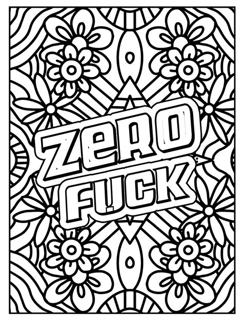 free curse word coloring pages