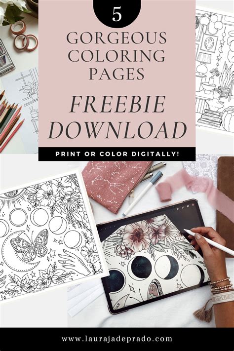 free digital coloring pages for adults