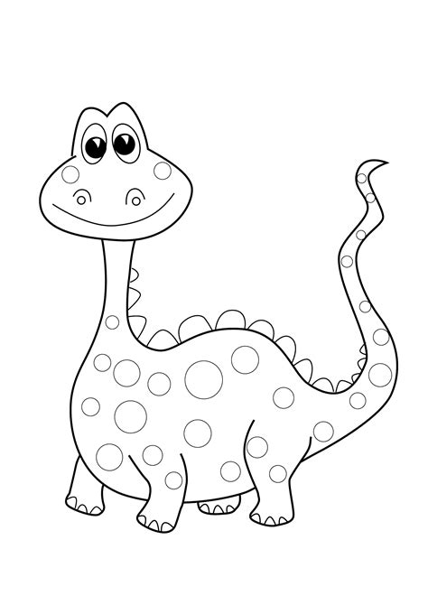 free dinosaur coloring pages preschool