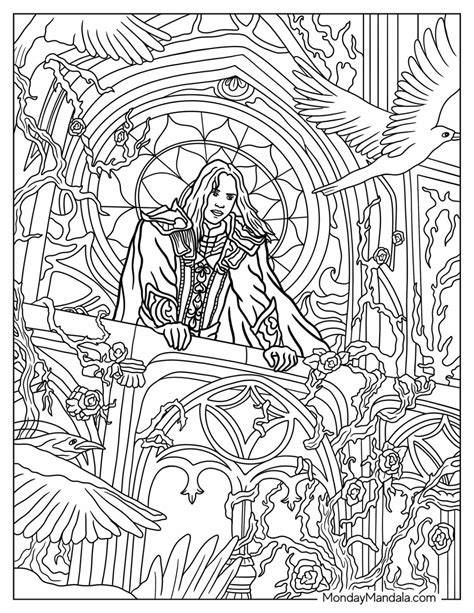 free fantasy coloring pages