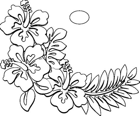 free hawaiian coloring pages