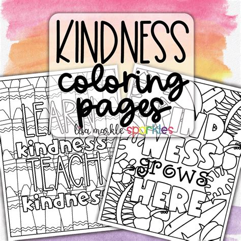 free kindness coloring pages pdf