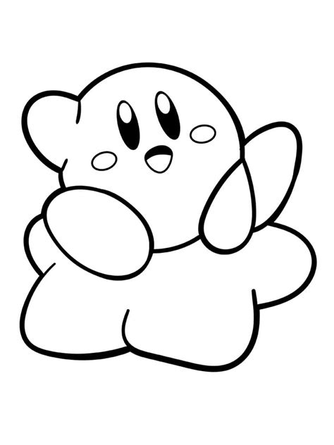 free kirby coloring pages