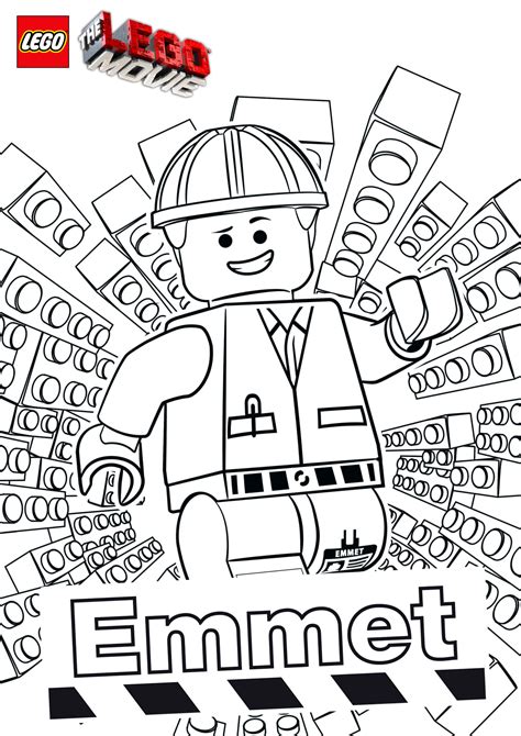 free lego coloring pages