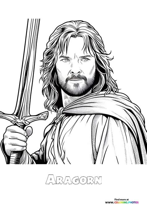 free lord of the rings coloring pages