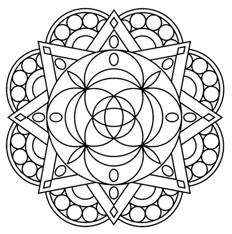 free mandala coloring pages for adults