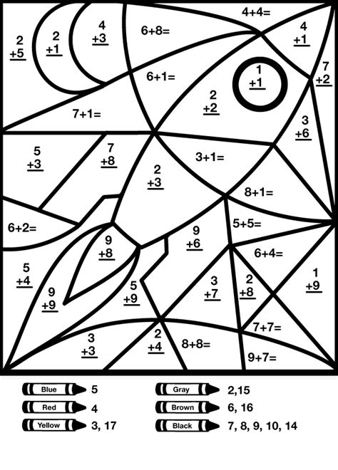 free math coloring worksheets