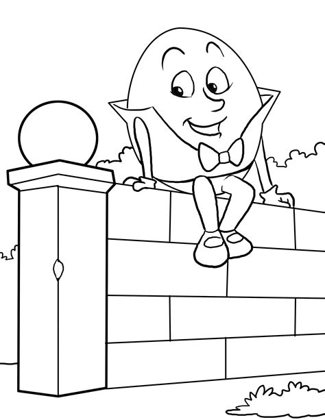 free nursery rhyme coloring pages