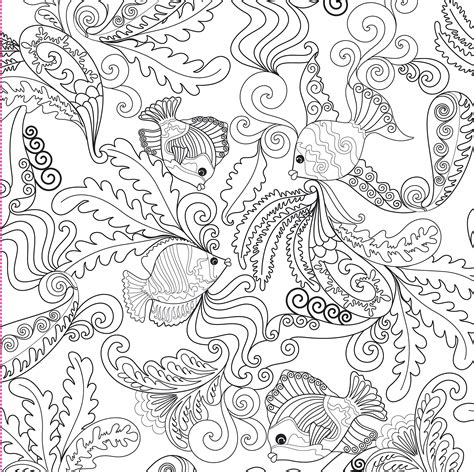 free ocean coloring pages for adults