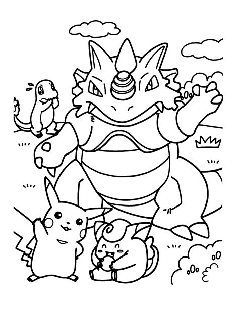 free online pokemon coloring pages