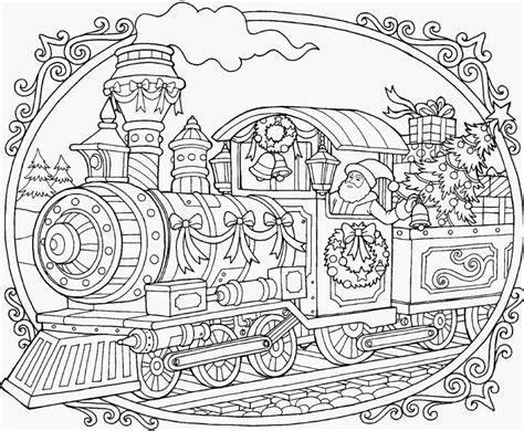 free polar express coloring pages