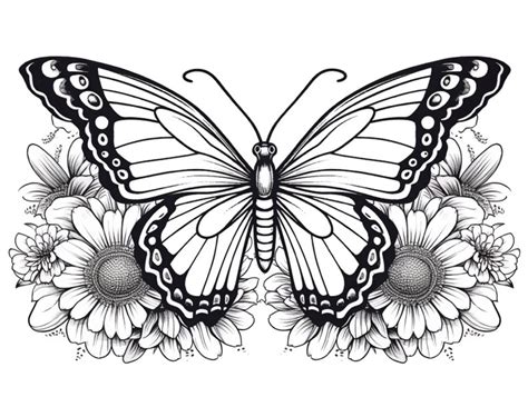 free printable butterfly coloring pages for adults