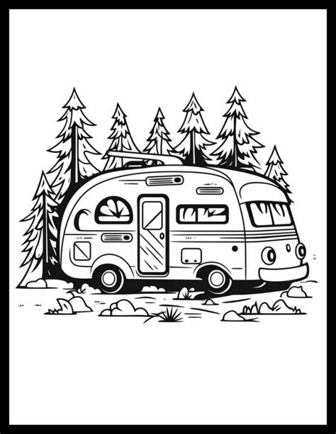 free printable camper coloring pages