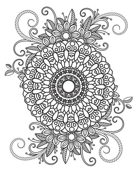 free printable coloring mandalas