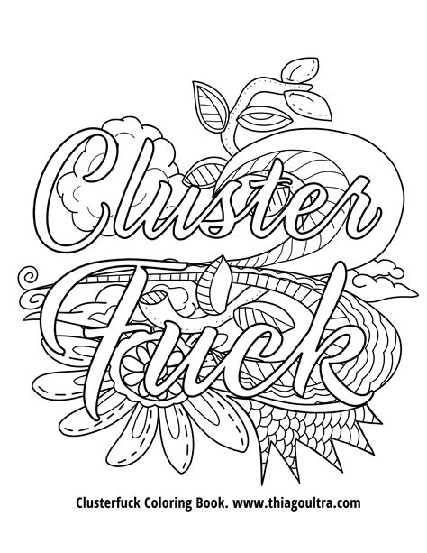 free printable coloring pages cuss words