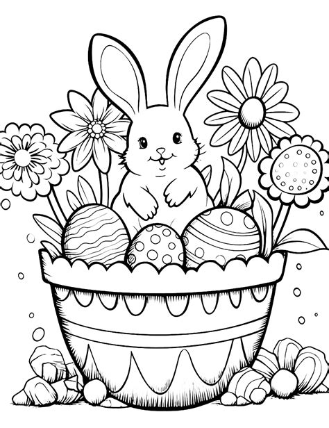 free printable easter coloring pages