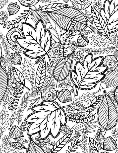 free printable fall adult coloring pages