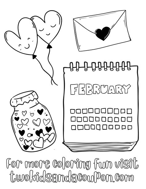 free printable february coloring pages for adults