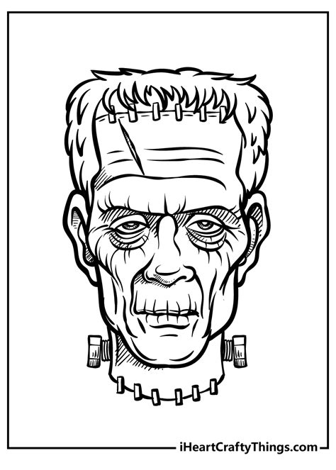 free printable frankenstein coloring pages