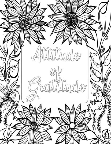 free printable gratitude coloring pages