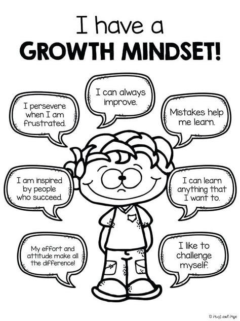 free printable growth mindset coloring pages